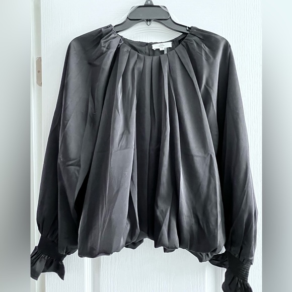entro Tops - Entro Brand, black, puffy sleeves,